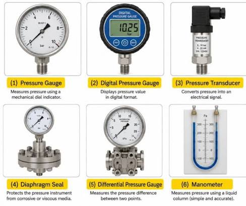 Pressure transmitter for accurate industrial pressure measurement